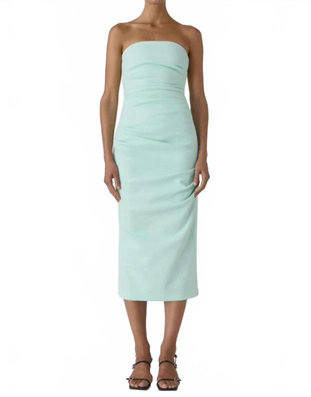 NEW MISHA calandra dress in mint aqua